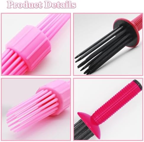 HAIOLORPRO 2PCS Curling Roll Comb, Curling Roll Comb for Curly Hair, Three Different Sizes of Styler for Curly Hair, Hair Curling Roll Comb, Hair Tools for Casual Wear or Special Events - Image 6