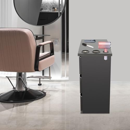 Salon Stations for Hair Stylist Barber Station with Dryer Holder - Image 3