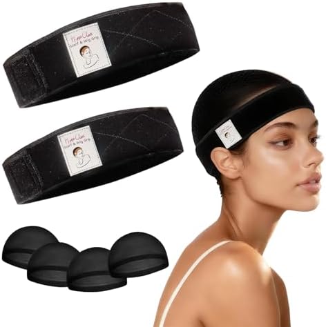 Wig Grip Band for Half Wig - Velvet Bands for Women Non Slip by HappCIan