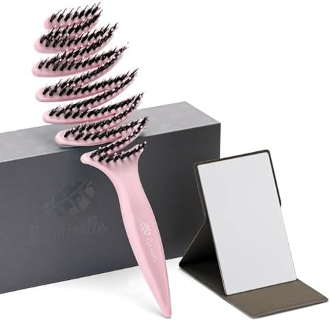 Natural Boar Bristle Hair Brush for Fine Hair - A Great Gift - Image 7