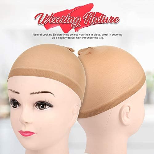 Fandamei 6 Pcs Stocking Wig Caps, Light Brown Stocking Caps For Wigs, Stretchy Nylon Wig Caps for Women, Girls, Kids - Image 5