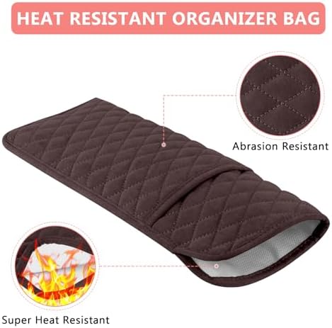 Heat Resistant Hair Tools Organizer Cover Bag(13.8" x 5.5") - Image 4
