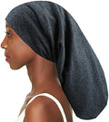 3 Size Satin Lined Sleep Caps for Braids,Dreadlocks Natural Curly Hair Adjustable by Winitas