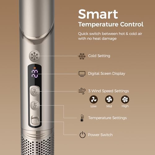 Hot Air Styler & Blow Dryer Brush, Multi Hair Styler for Curls & Volume - Image 5