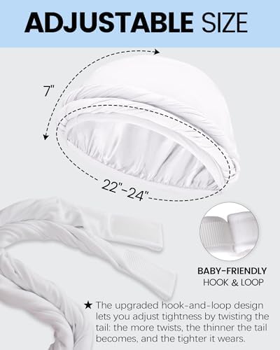 Ababalaya Upgraded Satin Lined Halo Turban Wave Cap - Image 3