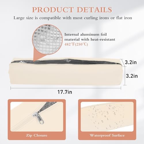 Suafrnut Professional Heat Resistant Hot Hair Tools Organizer Bag - Image 3