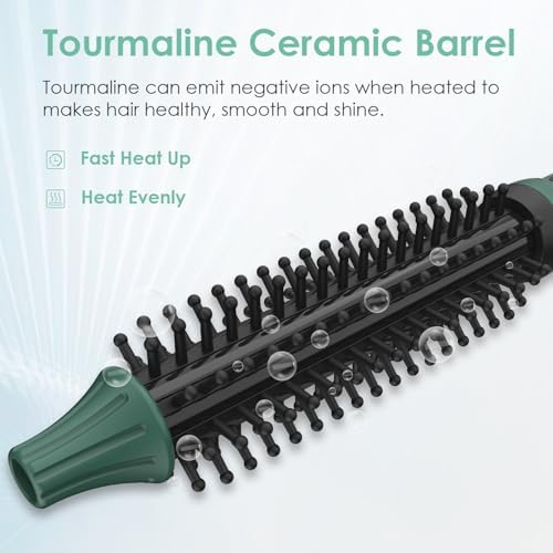 BANGMENG Thermal Brush for Short Hair 1/2 Inch Curling Brush Men Bobs Pixie - Image 4