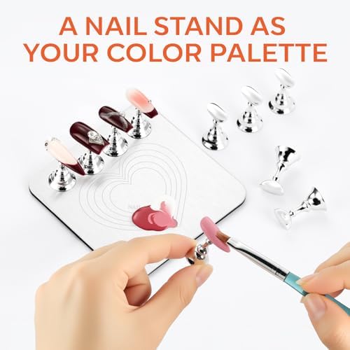 Makartt Strong Magnetic Nail Stand: Press-On Nail Holder with Metal Base - Image 4