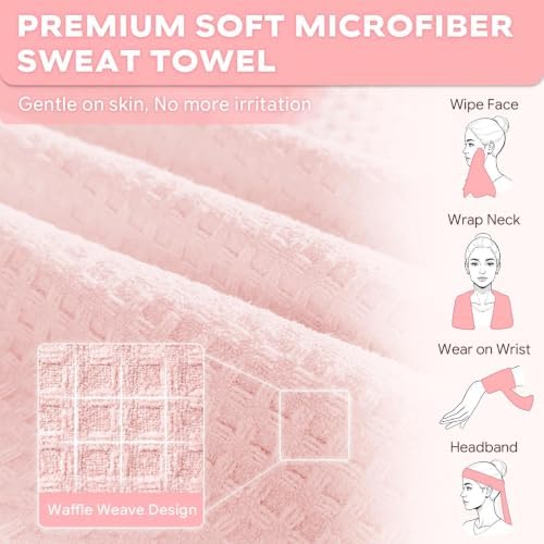 Microfiber Gym Towels for Showering Working Out Quick Dry Negative ions Large Middle Small Sizes Lightweight Gym Towel for Men Women Tennis Sports Towels for Body Hot Yoga Fitness Essentials - Image 5