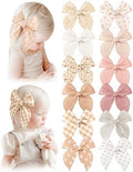 Niceye Big Hair Bows for Girls, Cotton Linen Alligator Clips, 5.5" Bows by Niceye