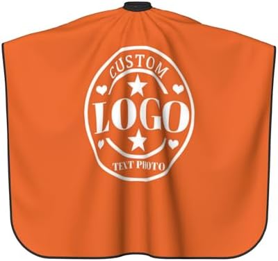Custom Barber Cape Customized Haircut Capes Logo Text Photo Salon Hairdressing Apron for Home and Barbershop - Image 2