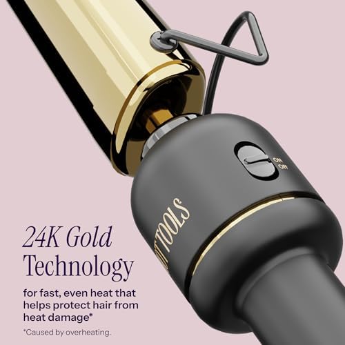 Hot Tools 24K Gold Extended Barrel 1" to 1.25" Oval Tapered Curling Wand - Image 2
