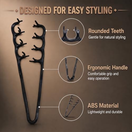 Plman Texture Comb Set for Men & Women Volumizing Texture, Waves, Fine Hair - Image 3