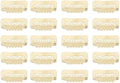 20pcs Snap Clips for Hair Extenisons U-Shaped Wig Clips, Beige Color by FeiHong