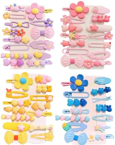 Ooosonlu 56PCS Girls Hair Clips Set Cute Hair Accessories for Girls by Ooosonlu
