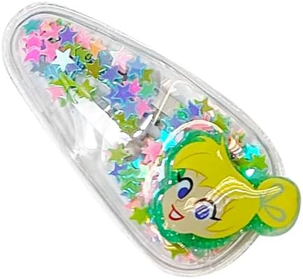 LUV HER Disney 100 Hair Accessories For Girls, 6pc Cute Hair Clips with Favorite Disney Figures Character Charms, Magical Confetti Hair Clips for Kids, Ages 3+ - Image 5