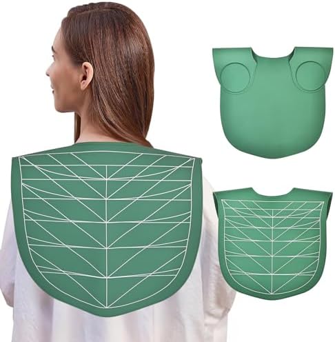 Professional Hair Cutting Cape with Geometric Grid Pattern, Longer Silicone Waterproof Cutting Mat,Neck Guide by Unknown