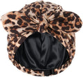 Ababalaya Satin Lined Beanies for Women Chemo Headwear Sleep Cap by Ababalaya