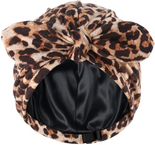 Ababalaya Satin Lined Beanies for Women Chemo Headwear Sleep Cap by Ababalaya
