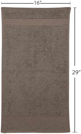 Fromm ColorSafe 100% Cotton Bleach Proof Salon Hair Towels for Hairstylists, Barbers, Spa, Gym in Brown, 16" by 29", 6 count Absorbent Stain Resistant Towels for Drying Curly, Long, Wavy Hair - Image 5