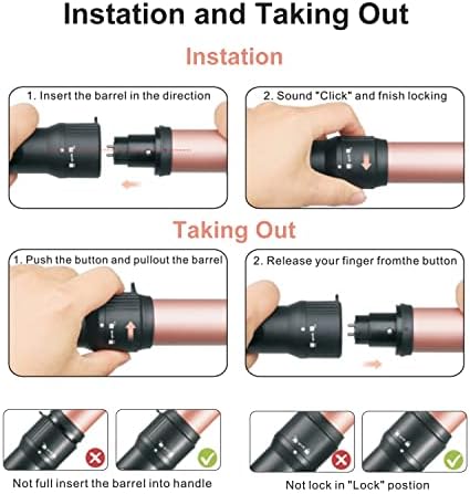 JAETON Curling Iron Wand Set 3 in 1 with 0.35"-1.25" Ceramic Barrels - Image 2