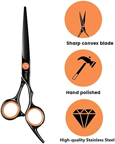 Professional Hair Cutting Scissors Set, Fcysy Hair Scissors Texturizing Shears Kit, Hair Cutting Tools with Barber Supplies, Tijeras para Cortar Cabello Salon Shears for Home Use - Image 3
