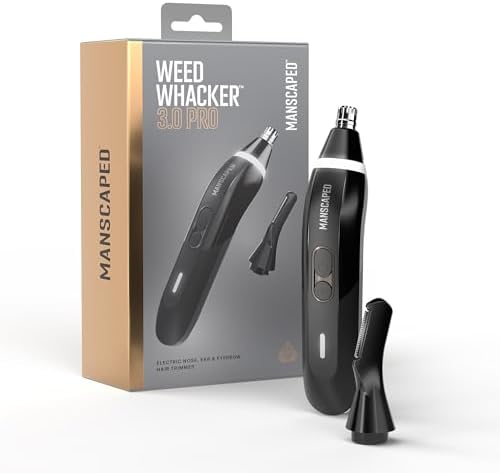 MANSCAPED® Weed Whacker® 3.0 PRO Electric Nose, Ear & Eyebrow Hair Trimmer by MANSCAPED