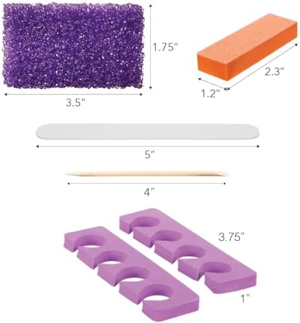 ForPro 5-Piece Pedi Kit, 100ct, Individually-Packed Pedicure Set - Image 4