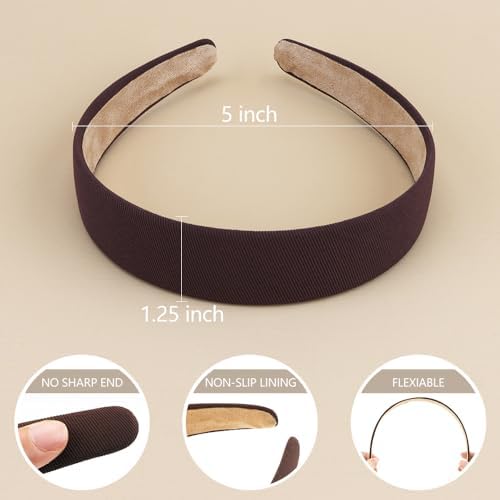6Pcs Headbands for Girls Women Non Slip Trendy Headbands for Women’s Hair Elastic Hair Bands for Daily Wear - Image 4