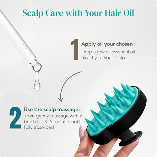 HEETA 2-Pack Large Scalp Massager Scrubber Shampoo Brush for Hair Growth - Image 6
