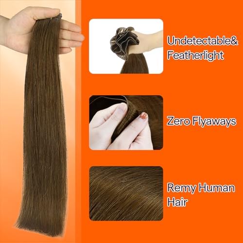 Full Shine Genius Weft Hair Extensions Human Hair 22 Inch 60g - Image 3