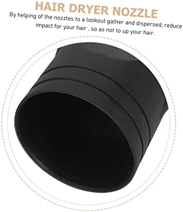 Beaupretty Universal Hair Dryer Diffuser Nozzle Black Nylon Attachment for Enhanced Styling and Frizz Control Fits Hair Dryers 1.57-1.89 Inches - Image 3