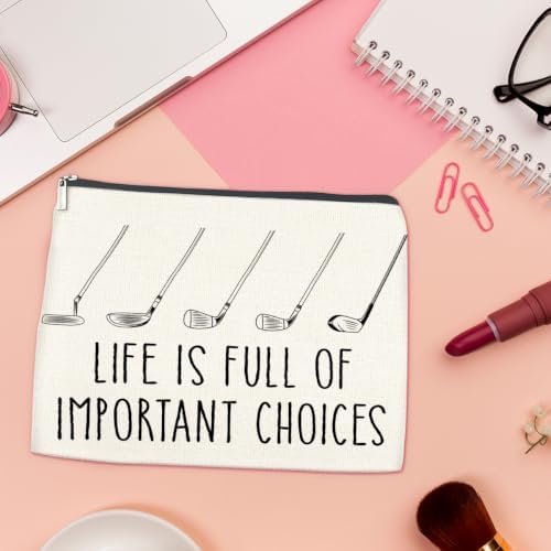 LyoGao Funny Golf Makeup Bag, Golf Gifts Cosmetic Bag for Women Girls - Image 4