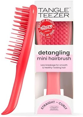 Tangle Teezer Ultimate Detangler Mini Hair Brush, Pink Punch by TangleTeezer
