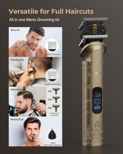 VGRPRO Hair Clippers for Men Professional, Cordless Clipper and Trimmer Set - Image 4