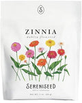 Sereniseed Dahlia Flowered Zinnia Seeds (2 oz) by Sereniseed