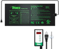iPower 10"x20.75" Seedling Heat Mat and Digital Thermostat Combo Set, Warm Hydroponic Heating Pad for Germination, Indoor Gardening, Greenhouse by iPower