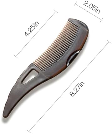 Dandruff Comb with Self-Cleaning Hollow Teeth & Massage Handle - Scalp Detox Comb for Flakes, Build Up Removal, Scalp Exfoliating Hair Brush for Women/Men/Kids - Image 6