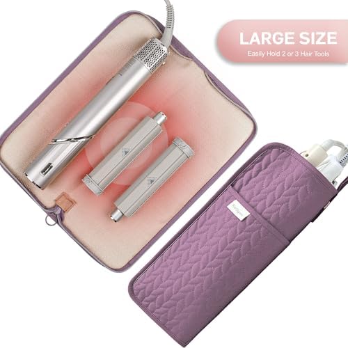 KarSyon Hair Tools Organizer Travel Case Hot Tool Heat Resistant Mat 2 in 1 - Image 3