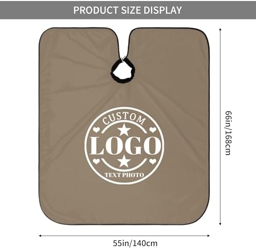 Custom Barber Cape Customized Haircut Capes Logo Text Photo Salon Hairdressing Apron for Home and Barbershop - Image 5