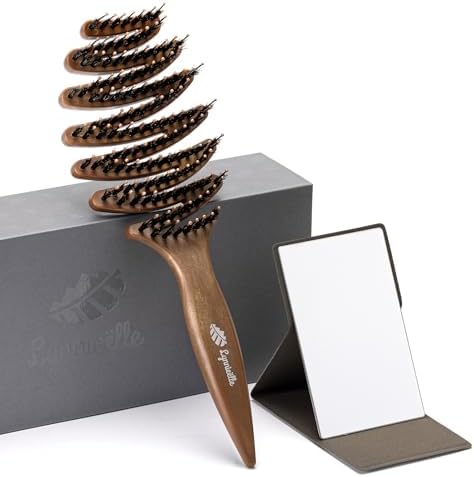 Natural Boar Bristle Hair Brush for Fine Hair - A Great Gift - Image 7