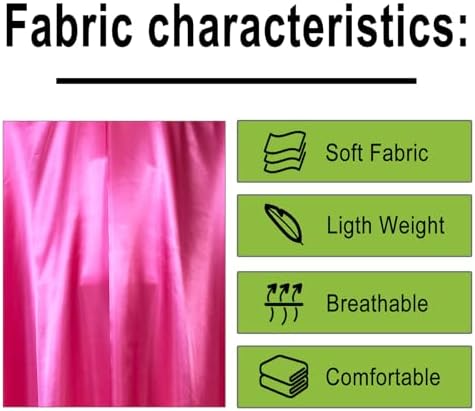 Pelocapa Salon Styling Capes for Clients, Hair Dye Cutting Capes with Elastic Hooks, Waterproof Light Weight Satin Sheen Styling Cape Barber Gown for Stylist, 63”*56”(Pink) - Image 4