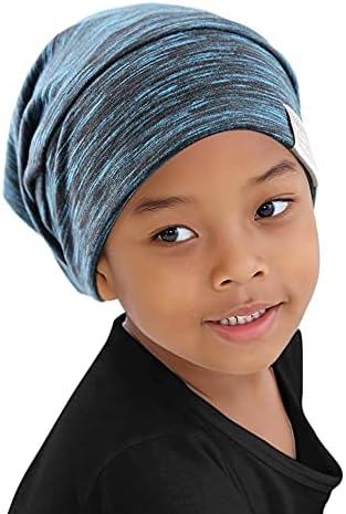 Kids Beanie Sleep Hats Bonnet for Child Curly Frizzy Hair Daily - Image 2
