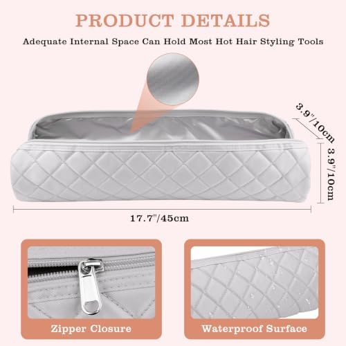 Suafrnut Large Heat Resistant Hot Hair Tools Organizer Bag(17.7" x 3.9") - Image 3