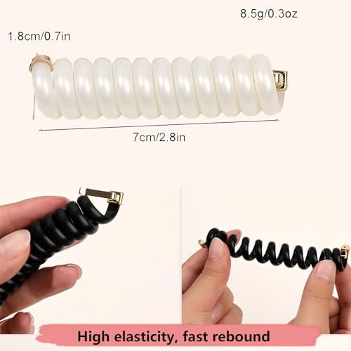 2Pcs+1 Retractable Pocket Headband, Vintage floral Hairband for a variety of hair accessories + Portable Adjustable Hair Hoop with Plastic Storage Bag for Washing Makeup Travel Outdoor-Green - Image 3