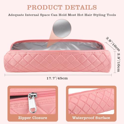 Suafrnut Large Heat Resistant Hot Hair Tools Organizer Bag(17.7" x 3.9") - Image 3