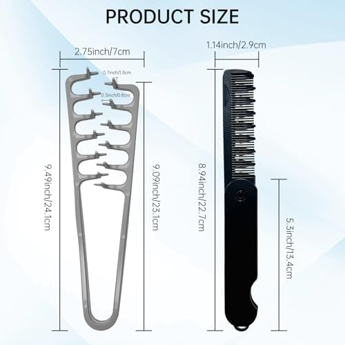 (1 Set)New Upgraded Volumizing Texture Comb Men,Textured Fringe Comb-Unisex - Image 4