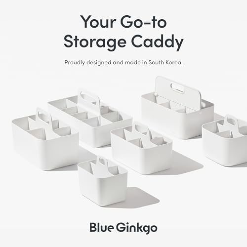 BLUE GINKGO Stackable Organizer Caddy, Long, Green, Made in Korea - Image 6