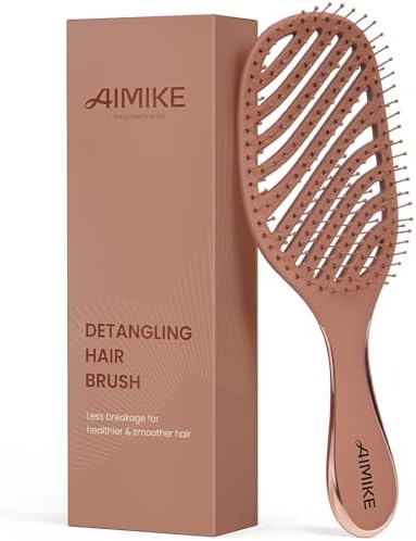 AIMIKE Detangler Hair Brush for Women & Fine Hair, Wet & Dry Hair by AIMIKE