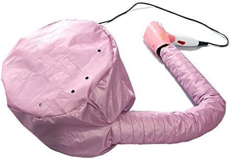 Portable Hair Dryer Attachment, Adjustable Hooded Dryer for Drying, Styling, Curling, and Deep Conditioning - Pink - Image 3